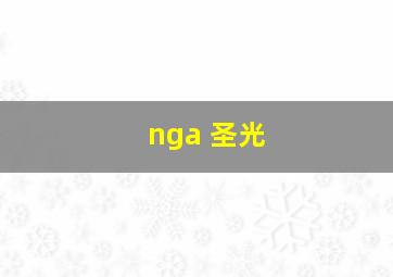 nga 圣光